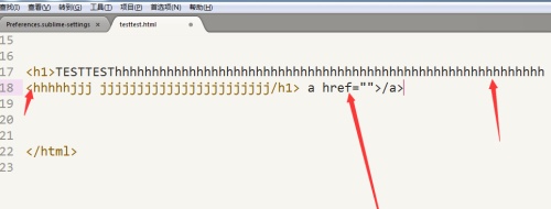 sublime Text代码设置70字符自动换行的图文操作教程