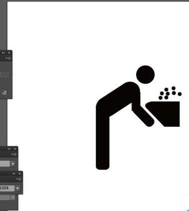 Ai画出一个小人洗脸图标的操作教程