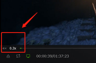 爱奇艺万能播放器设置倍数播放的操作方法