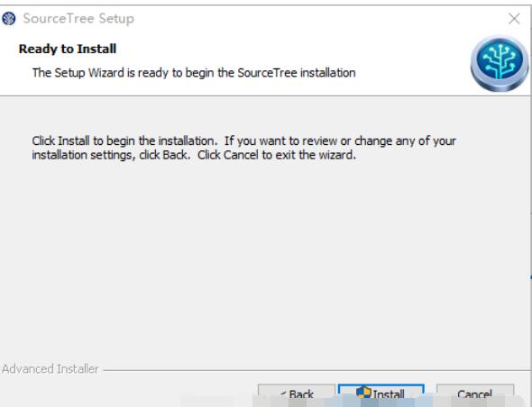 SourceTree安装的具体操作步骤