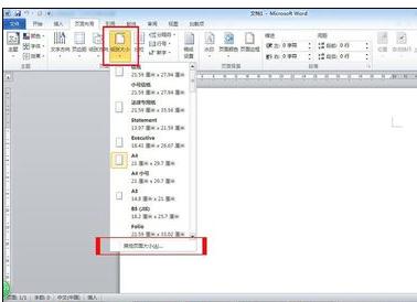 Word2010版设置调整页面的操作方法
