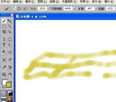 Painter中喷画笔画图具体使用步骤