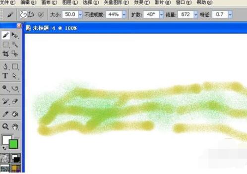 Painter中喷画笔画图具体使用步骤