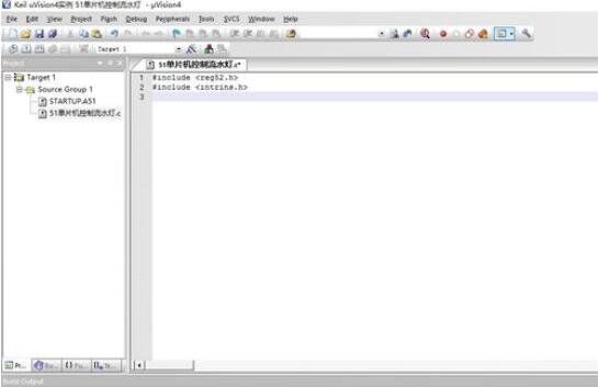 Keil uVision4创建51型号单片机控制流水灯的详细教程