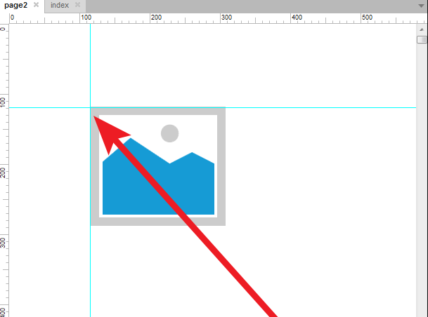 Axure RP的全局辅助线和页面辅助线的操作过程