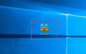 好压软件自解压文件的操作步骤