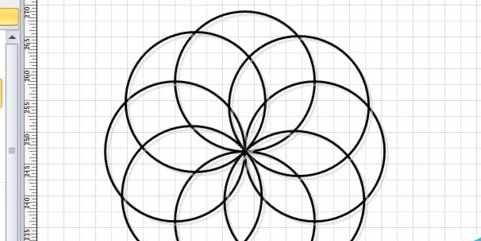 visio 2013绘画出花瓣形状的详细步骤