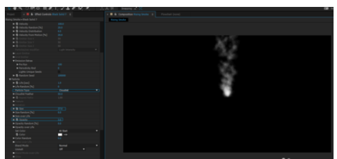 Trapcode Particular制作烟雾的两种操作教程