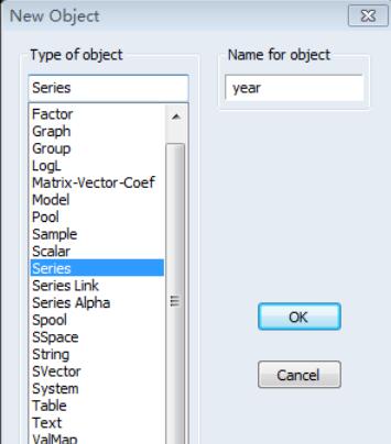 Eviews中录入非平衡面板数据的方法