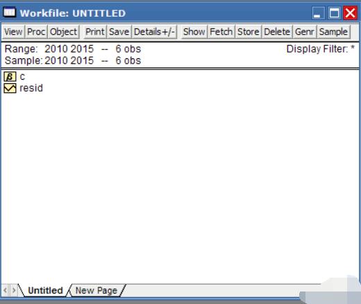 Eviews自动生成时间序列的方法