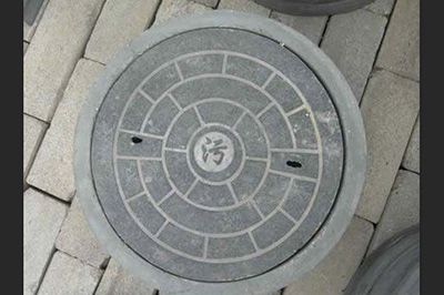 用PS在井盖上涂鸦的操作方法