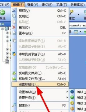ACDSee设置标题的详细操作教程