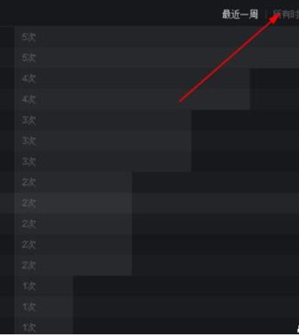 网易云音乐查看收听次数最多歌曲的具体步骤