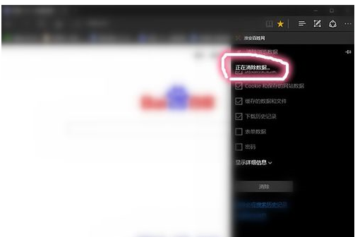 Edge浏览器删除缓存的操作教程