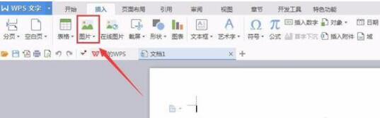 wps2008中插入图片的操作步骤