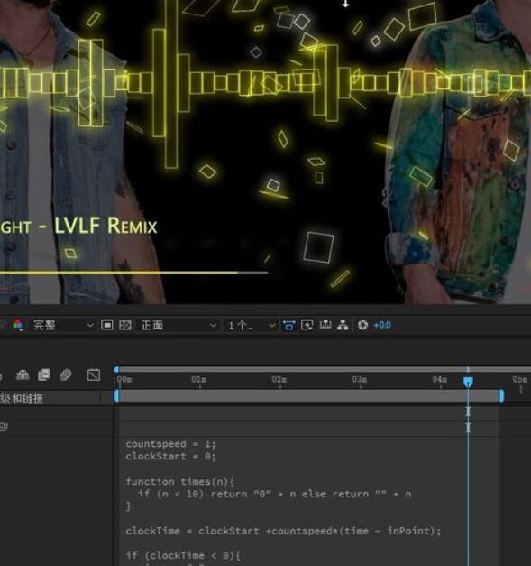 AE CC 2019将音频添加时间的方法步骤