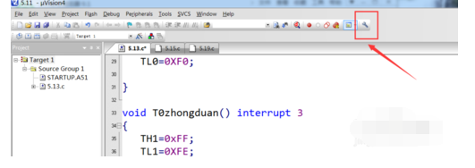 Keil uVision4放大字体和关键字标注颜色的操作过程
