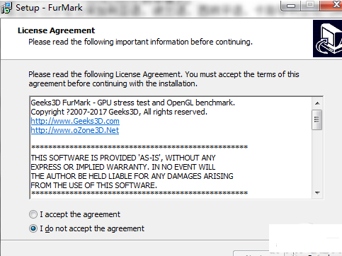 Furmark具体的安装过程