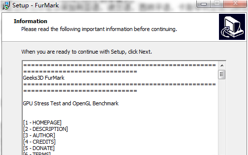 Furmark具体的安装过程