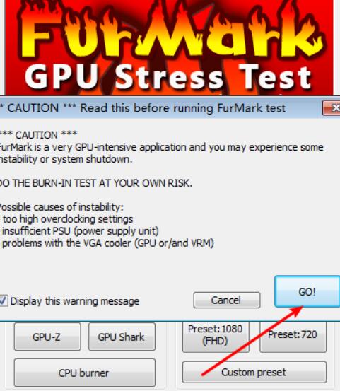 furmark的使用方法