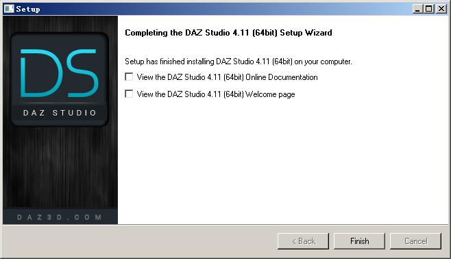 DAZ Studio进行安装的操作教程