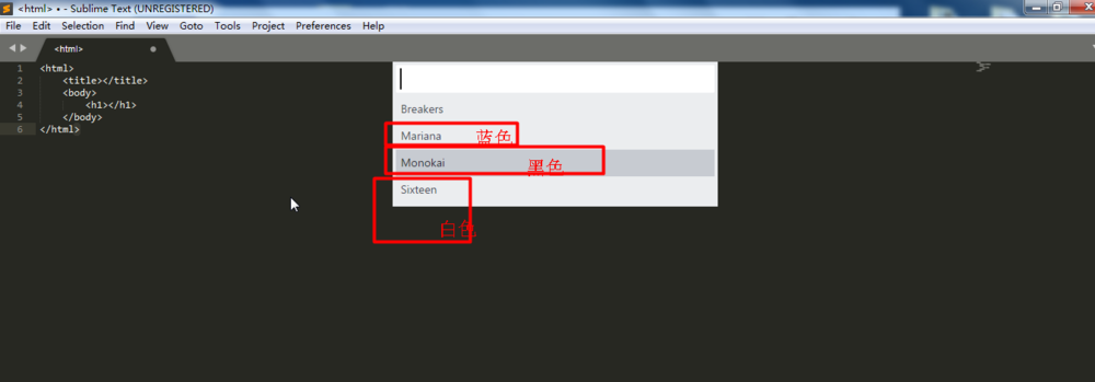 SublimeText设置背景颜色的具体操作教程