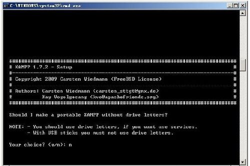 xampp快速安装的步骤