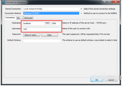 MySQL WorkBench修改默认连接的操作教程