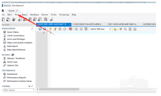mysql workbench隐藏output栏的操作教程