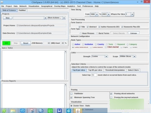 CiteSpace使用操作方法