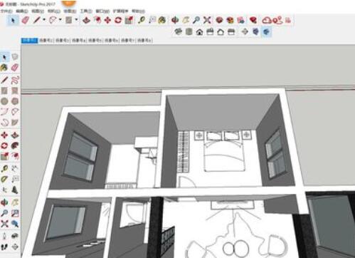 美间软装软件设计室内立面效果图的操作方法