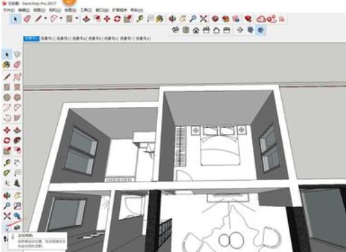 美间软装软件设计室内立面效果图的操作方法