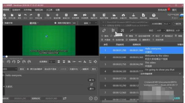 人人译视界调整字幕中英文上下顺序的操作教程