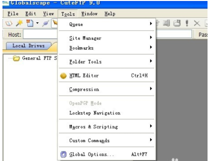 CuteFTP设置中文的操作教程