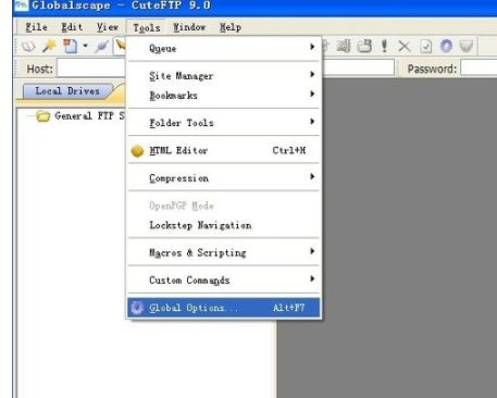 CuteFTP设置中文的操作教程