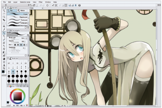 CSP优动漫PAINT中基本功能详细介绍