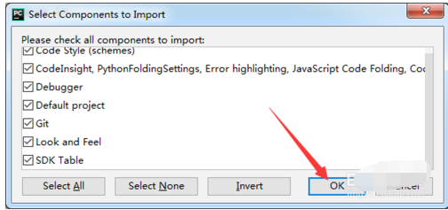 pycharm导入配置文件的简单操作教程
