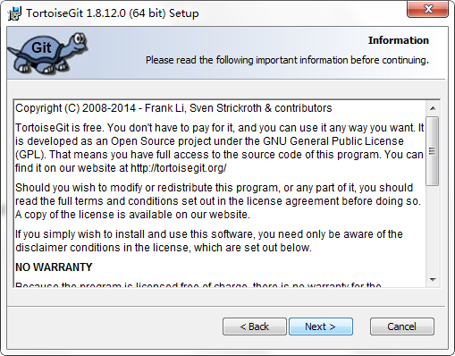 TortoiseGit进行安装的操作流程