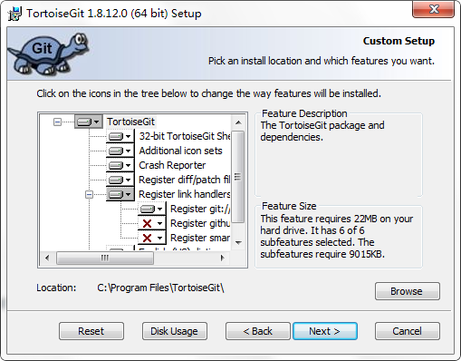 TortoiseGit进行安装的操作流程