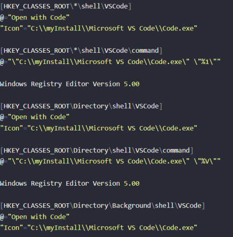 Vscode如何添加到右键菜单?Vscode添加到右键菜单的方法