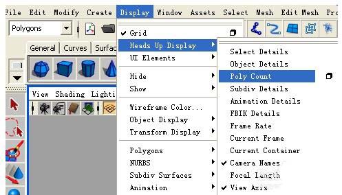 maya开启面的面显示功能的操作方法