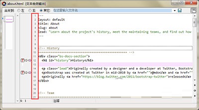 Beyond Compare显示行号的操作教程