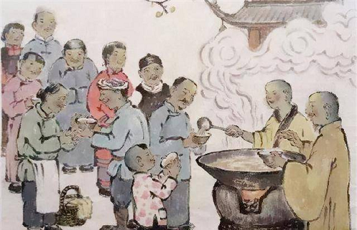 腊八节有很多地方有喝腊八粥的习惯,下列哪句诗写的是腊八粥