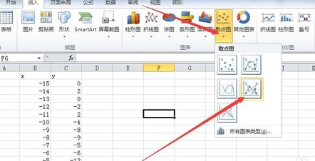 excel2010使用数据描点制图的简单方法