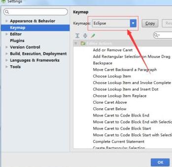 Android Studio快速切换快捷键映射的教程方法