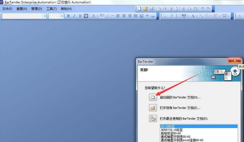 BarTender双排标签纸打印的操作教程