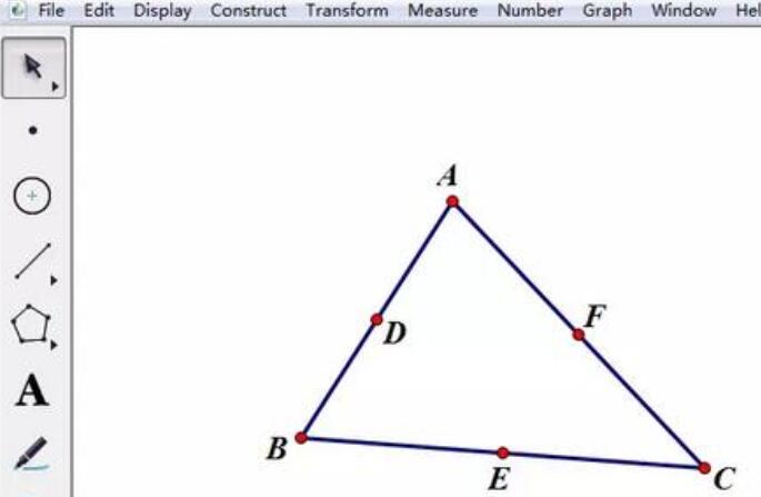 如何在几何画板中绘制九点圆