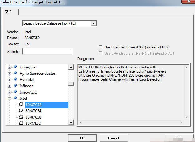 keil5添加51单片机工程的方法步骤