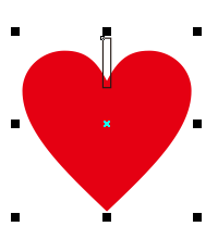 CorelDraw X4制作扑克牌红桃的操作步骤