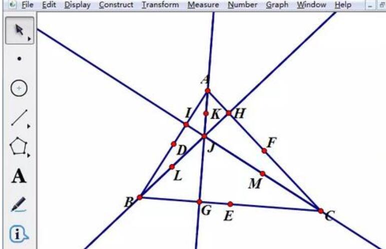 如何在几何画板中绘制九点圆